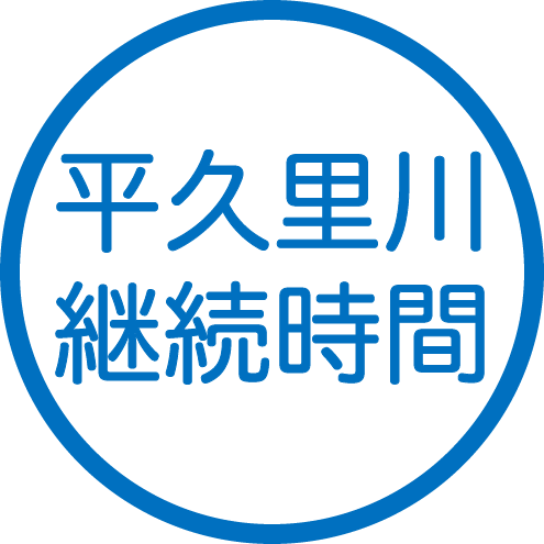 平久里川　継続時間