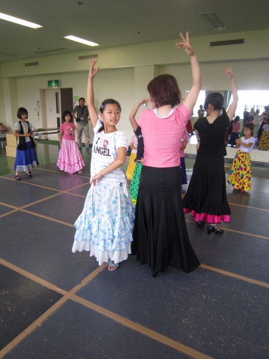 先生と踊るの最高に楽しーいっ♪