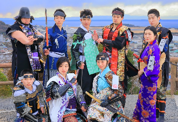 「館山ふるさと特使」おもてなし武将隊・館山里見八犬士