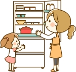 冷蔵庫のイラスト