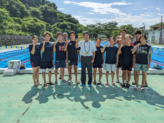 激励の様子