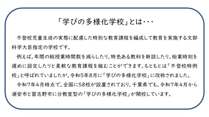 学びの多様化学校とは