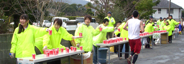 館山若潮マラソン　エイド