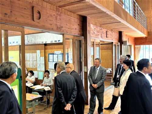 小規模特認校での授業見学